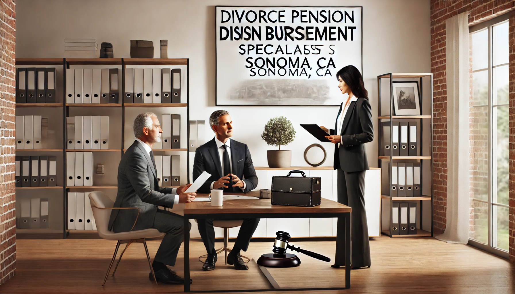 divorce pension disbursement specialists sonoma ca