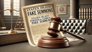 staten island attorney forster and garbus fake summons