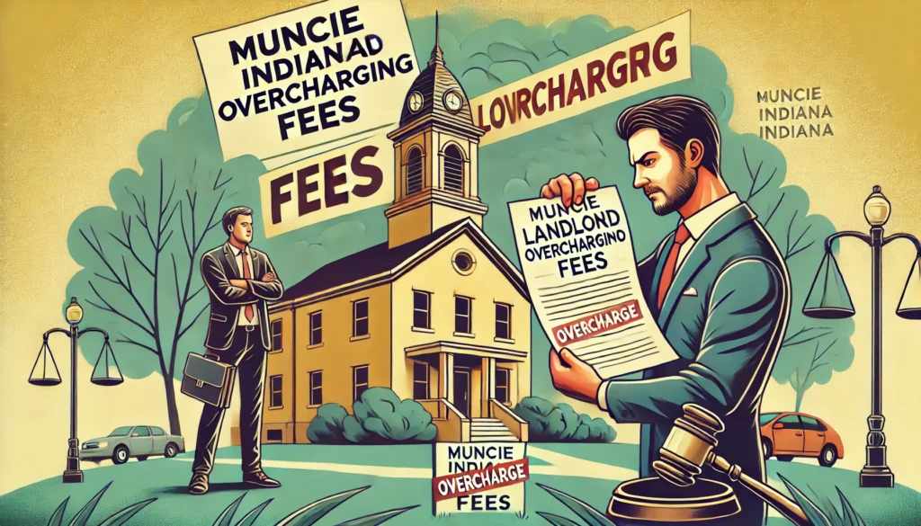 muncie indiana landlord overcharging fees