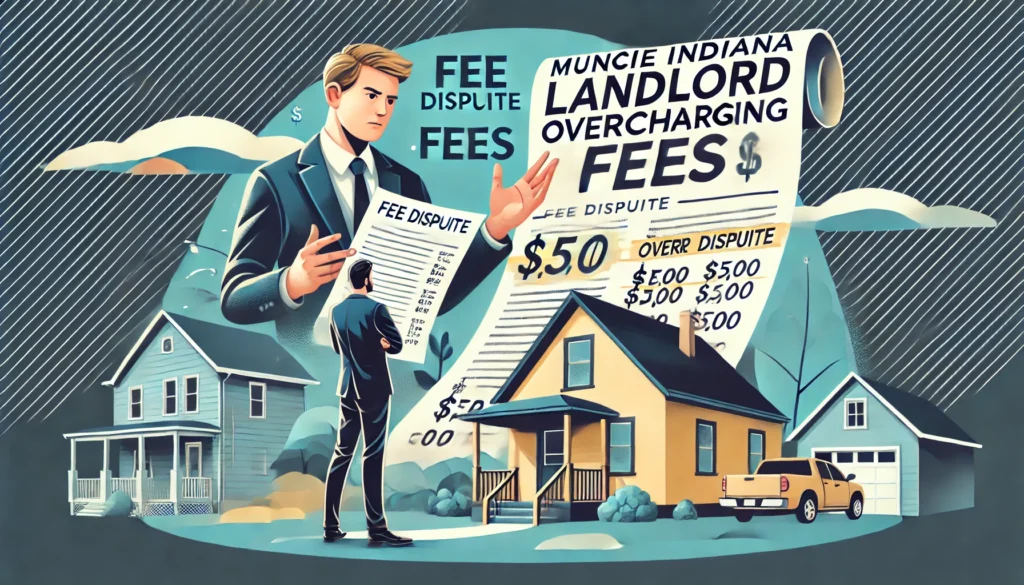 muncie indiana landlord overcharging fees