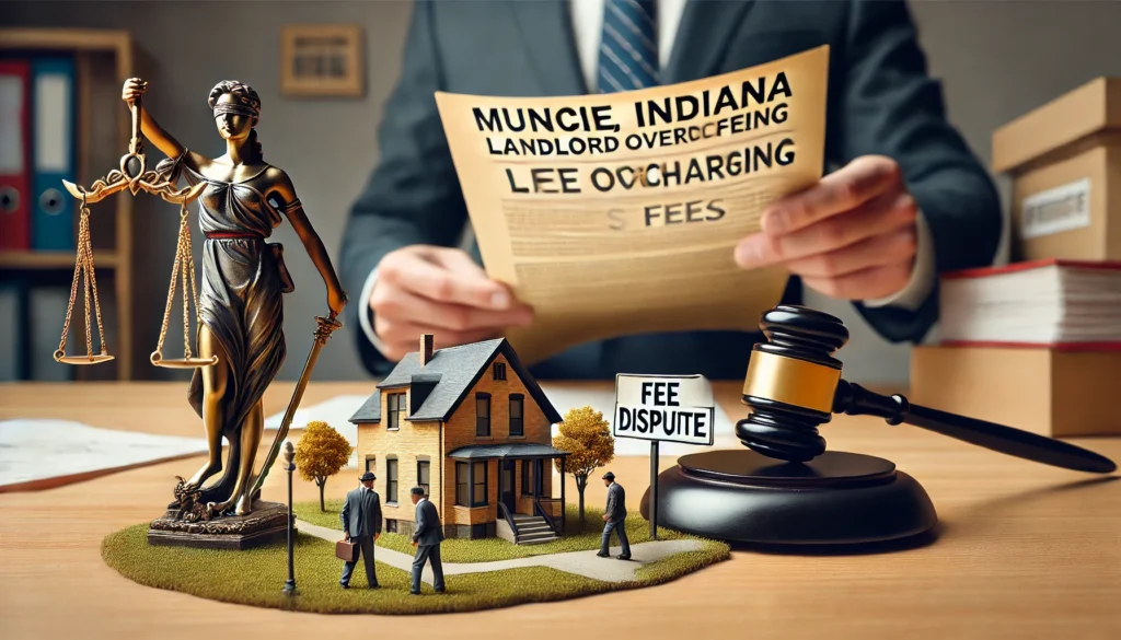 muncie indiana landlord overcharging fees