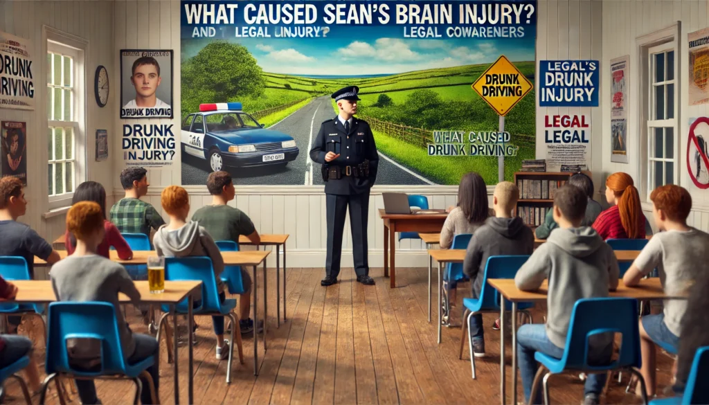 what caused sean's brain injury