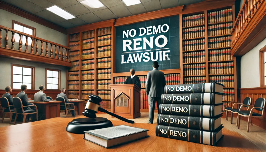 no demo reno lawsuit