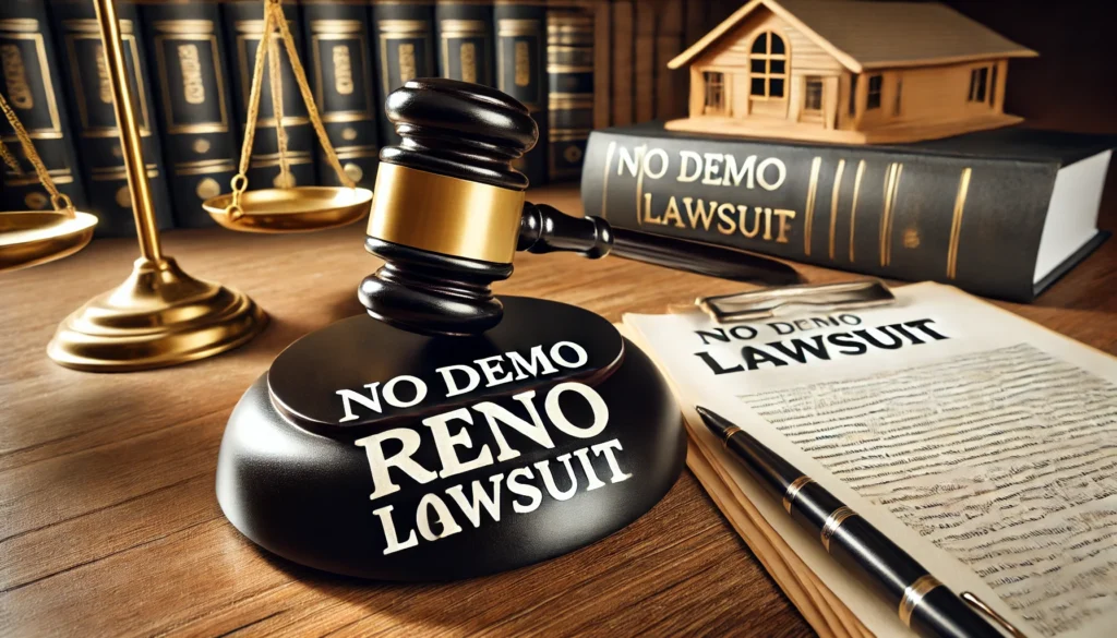 no demo reno lawsuit