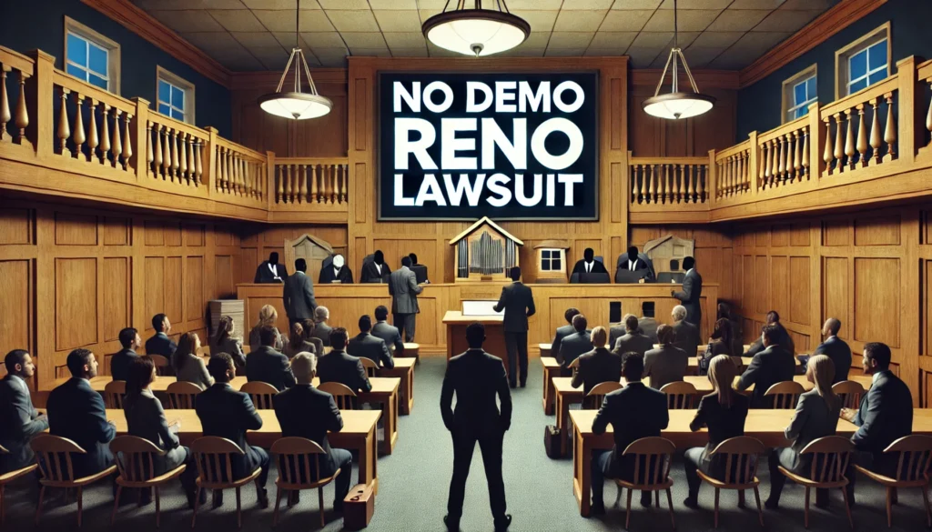 no demo reno lawsuit