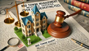 mid towne management muncie indiana lawsuit over redecorating fees