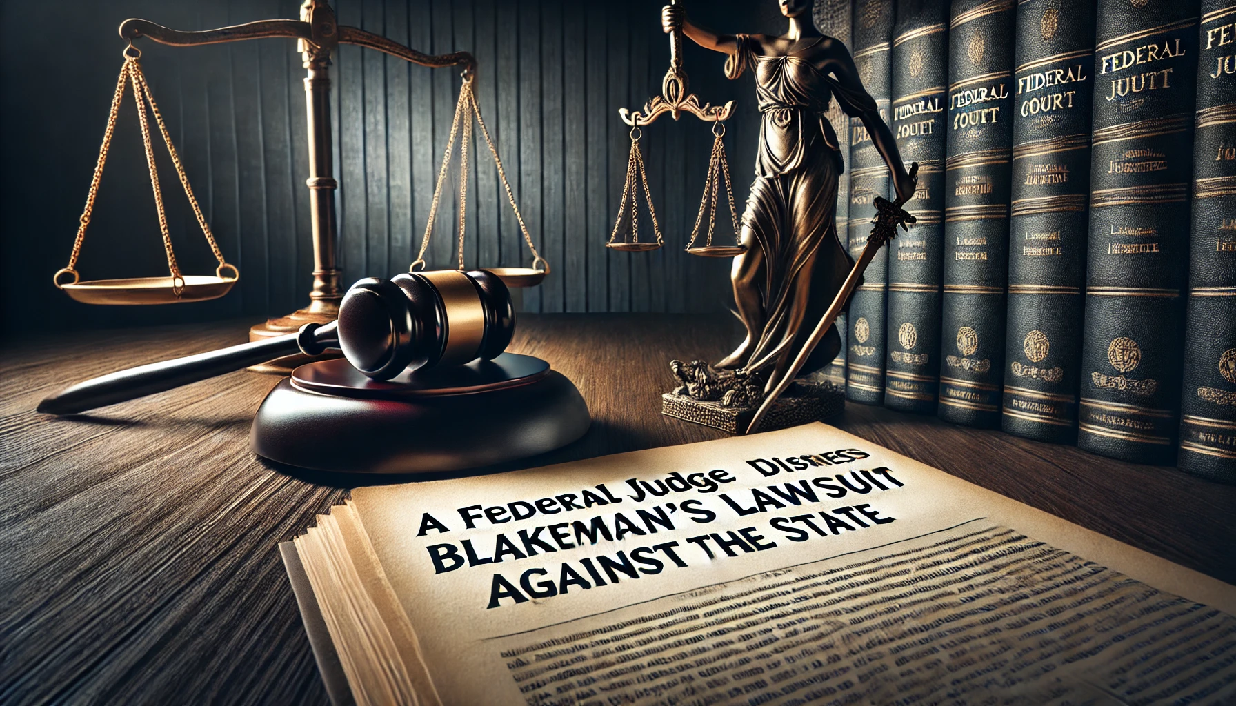 a federal judge has dismissed blakeman's lawsuit against the state