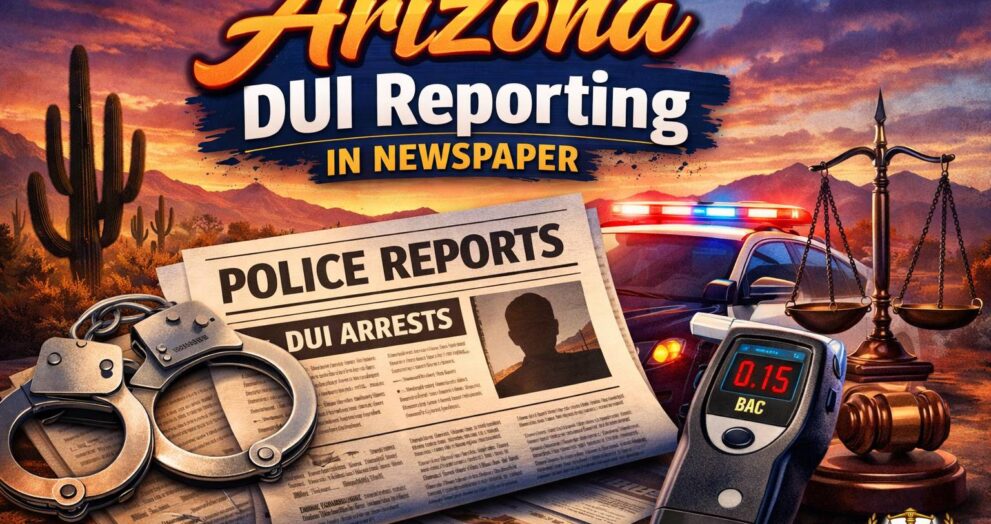 Arizona Dui Reporting in Newsaper