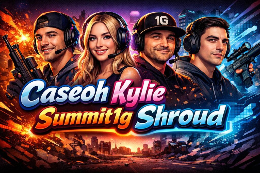 Caseoh Kylie summit1g Shroud