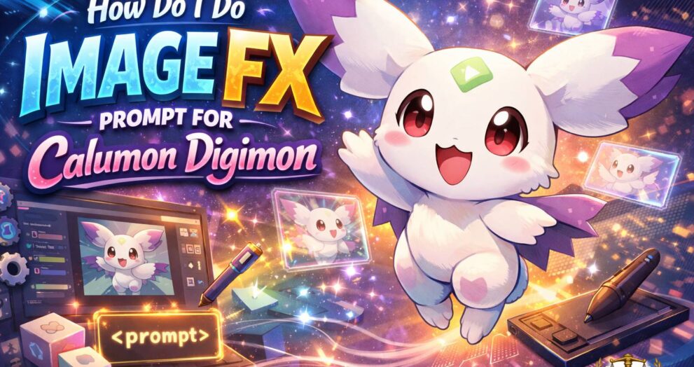 How Do I Do Image FX Prompt for Calumon Digimon