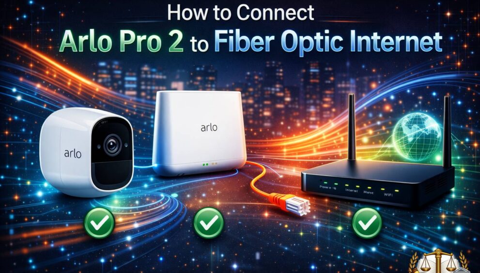 How to Connect Arlo Pro 2 to Fiber Optic Internet