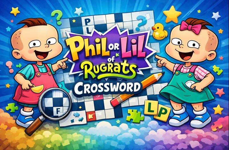 Phil or Lil of Rugrats Crossword