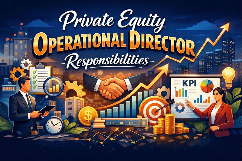 Private Equity Operational Director Responsibilities