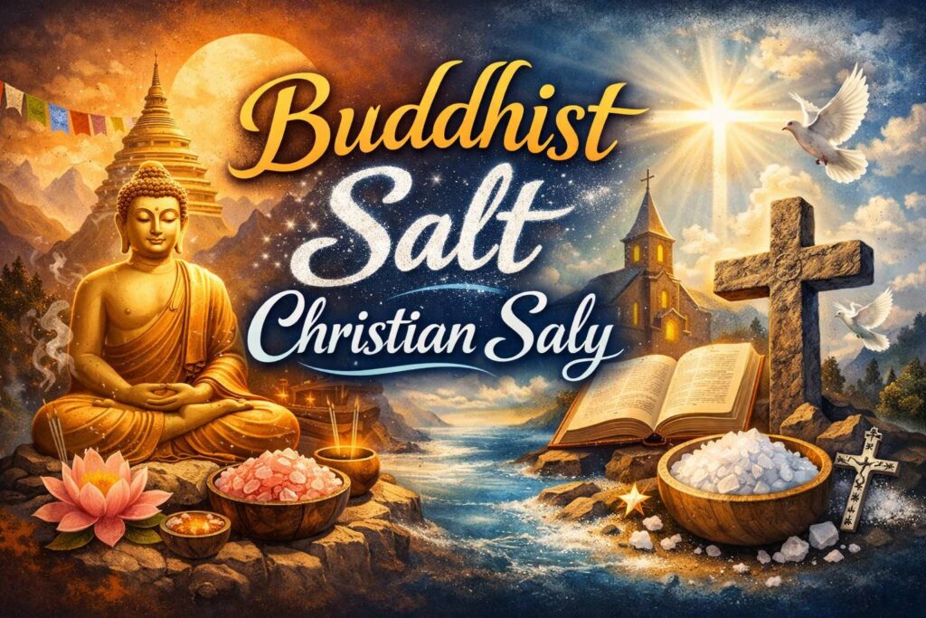 Buddhist Salt Christian Saly