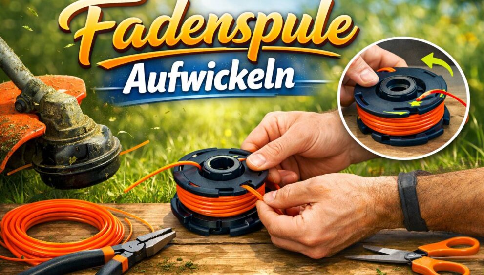 Fadenspule Aufwickeln