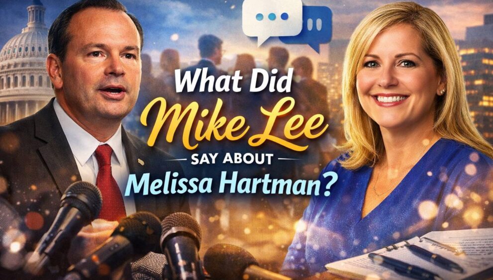 What Did Mike Lee Say About Melissa Hartman